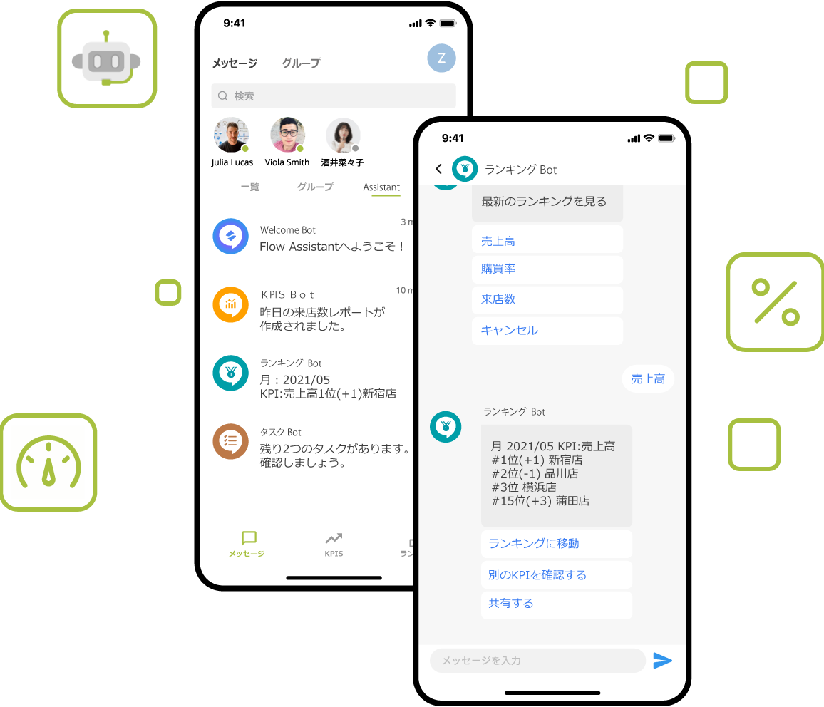 Flow for mobile
